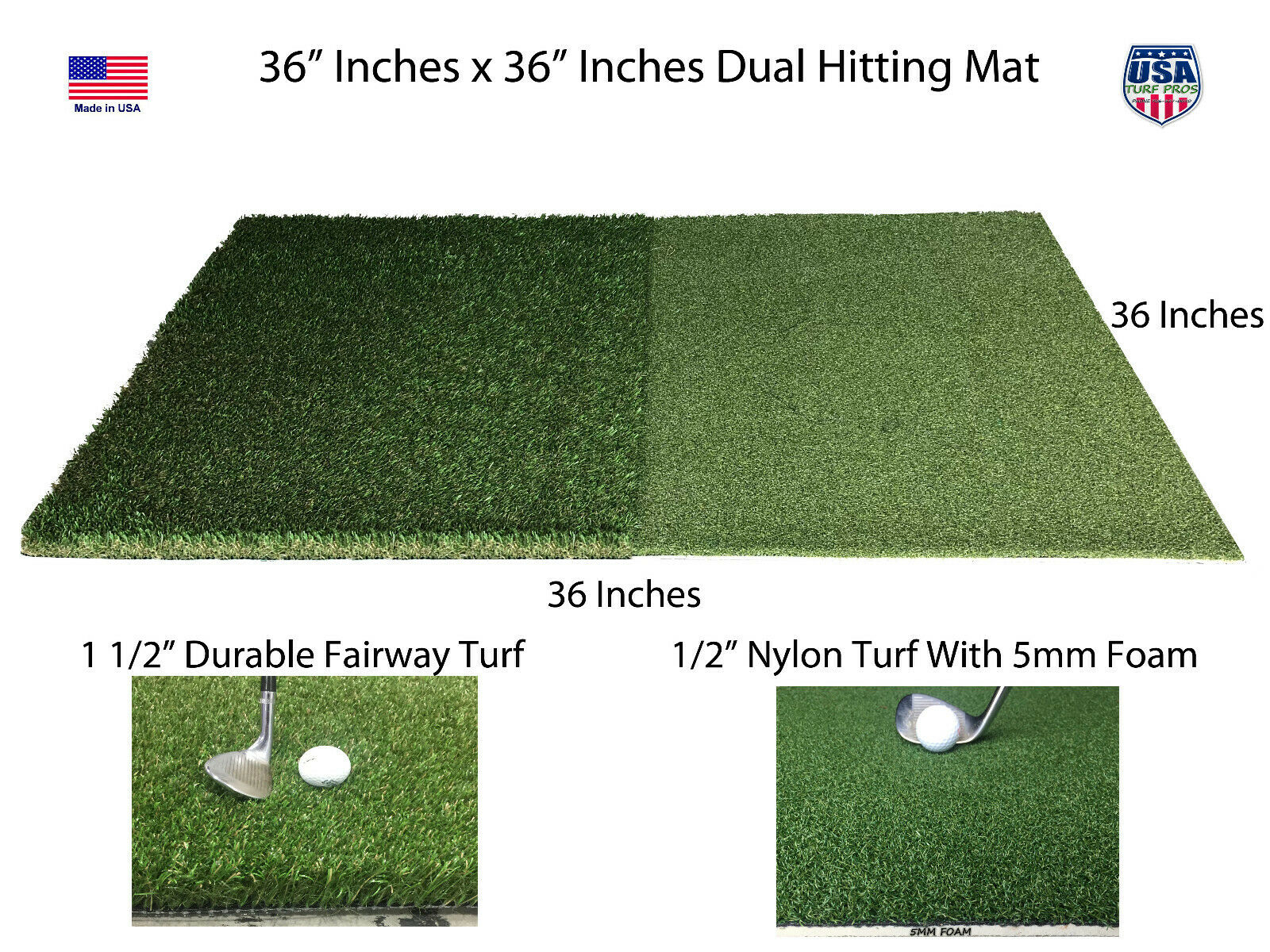 10x10 Golf Cage - Deluxe Golf Cage with Golf Target & Golf Hitting Mat