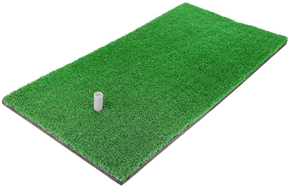 12x24 Golf Mat, Practice Hitting Mat with Rubber Tee - $24.99 Sale