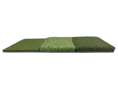 16x25 Tri Turf Golf Mat - 3in1 Foldable Portable Premium Realistic Turf