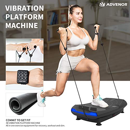 4D Vibration Plate Exercise Machine - Golf Fitness Workout