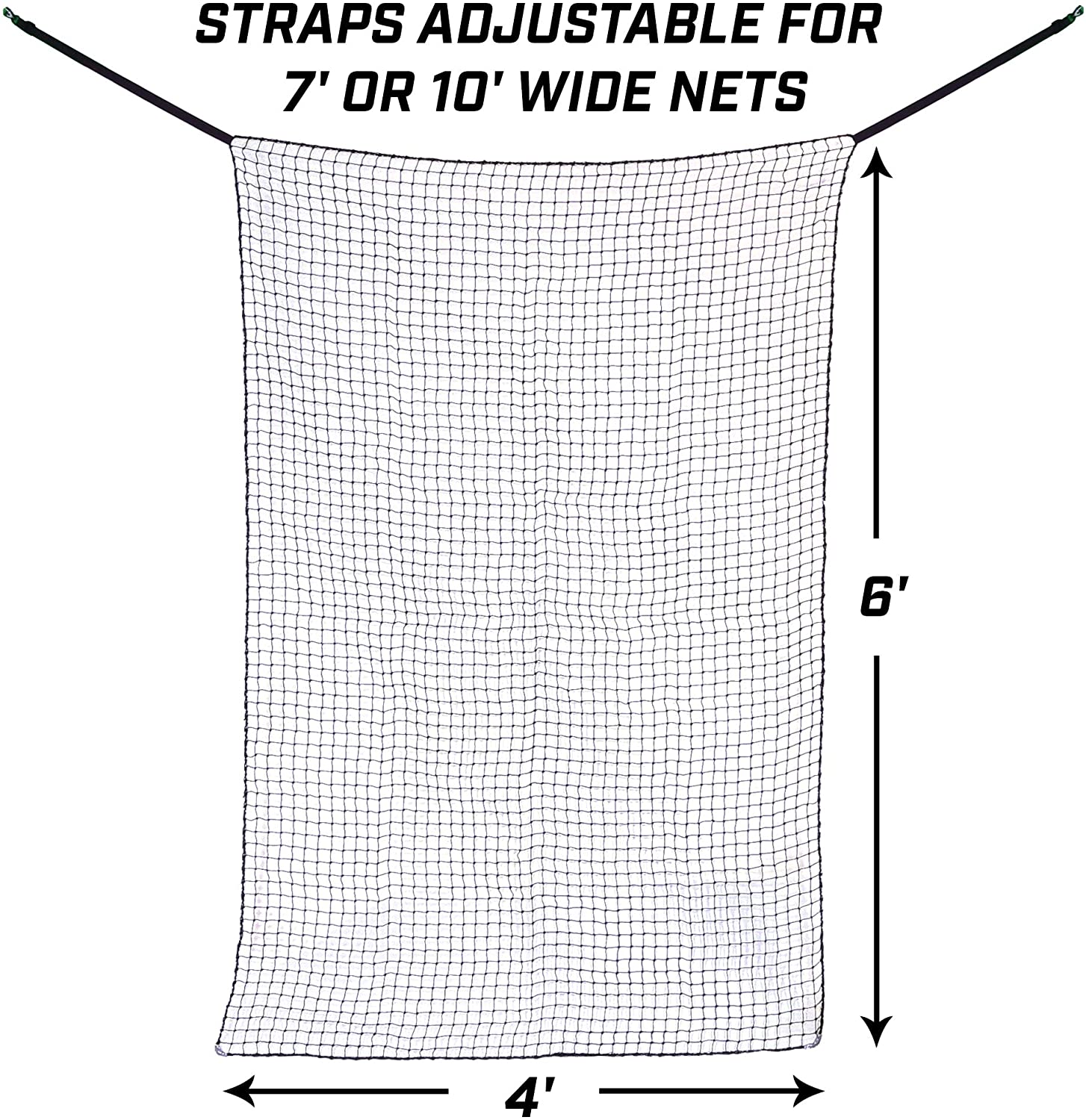 Add On Reinforcement Golf Net - Attaches to 10 Foot Golf Nets