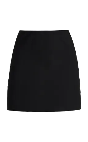 Anemos Crepe Mini Skirt