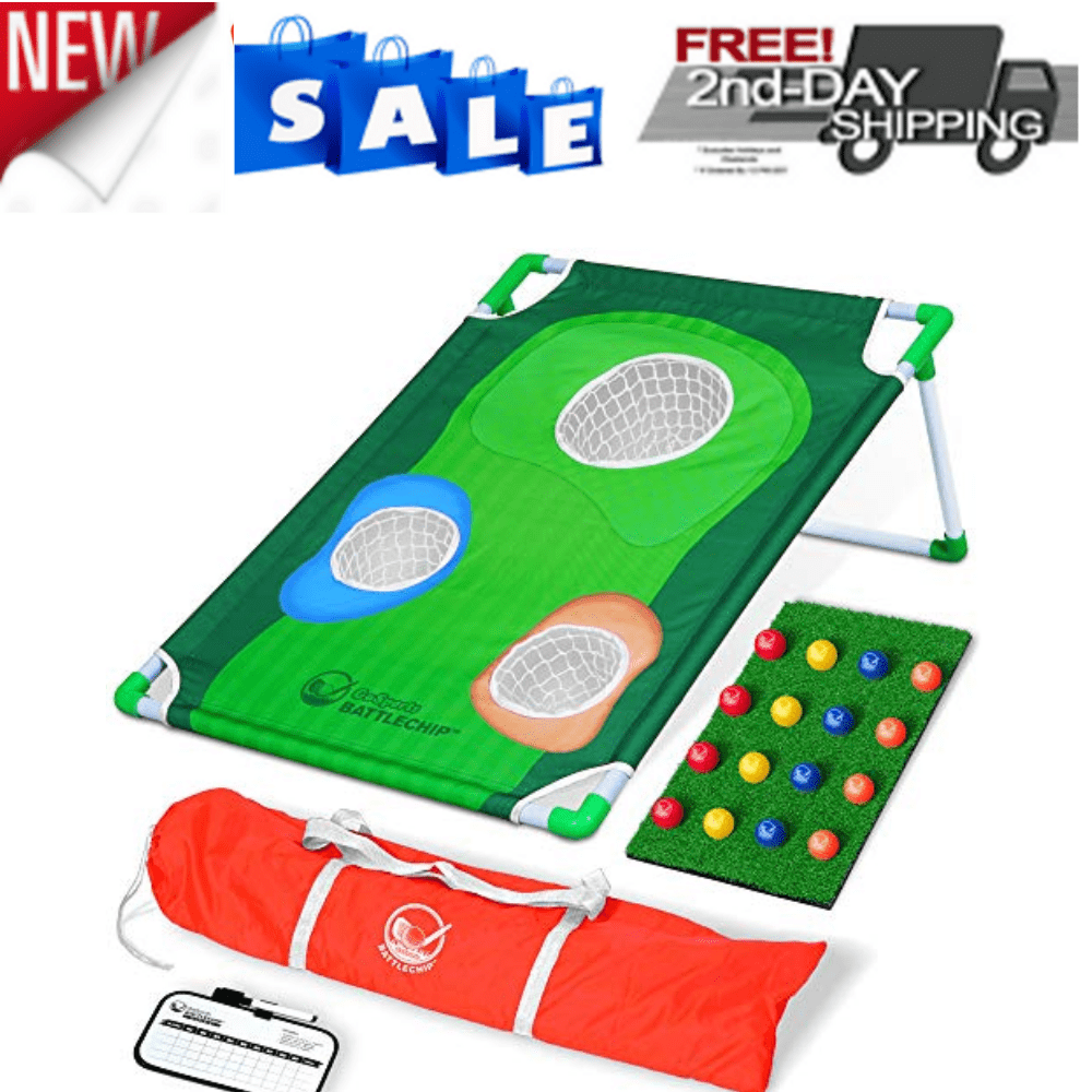 Backyard Golf Cornhole Game Set - Golf Chipping Game ($79 Sale)