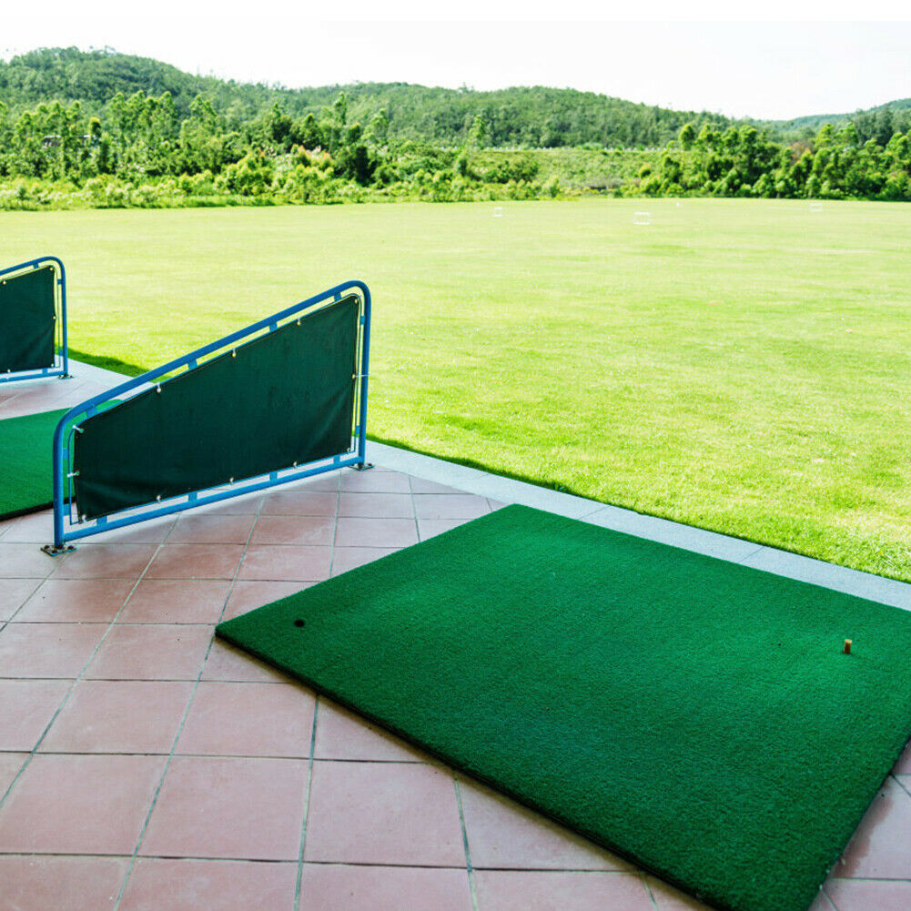 Backyard Golf Mat 40 x 50 Residential Training Turf Mat W/Tee