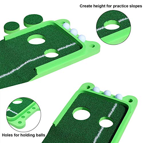 Basic Golf Putting Green Mat - At Home Golf Putting Practice