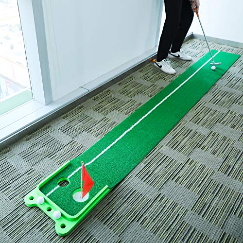 Basic Golf Putting Green Mat - At Home Golf Putting Practice