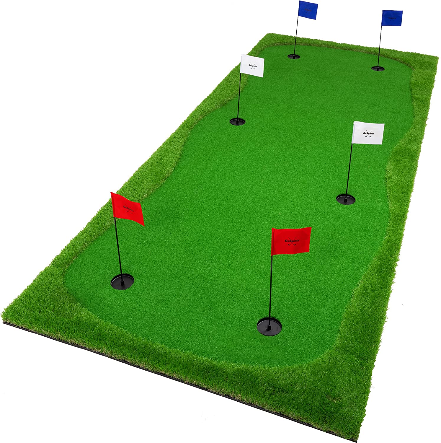 Bigger 12'x5' Golf Putting Greens for Indoor & Outdoor Putting Practice