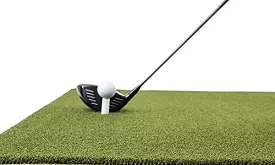 Bigger 3'X5' Backyard Golf Mat with Foam Pad - 36x60 inch with Rubber Tee