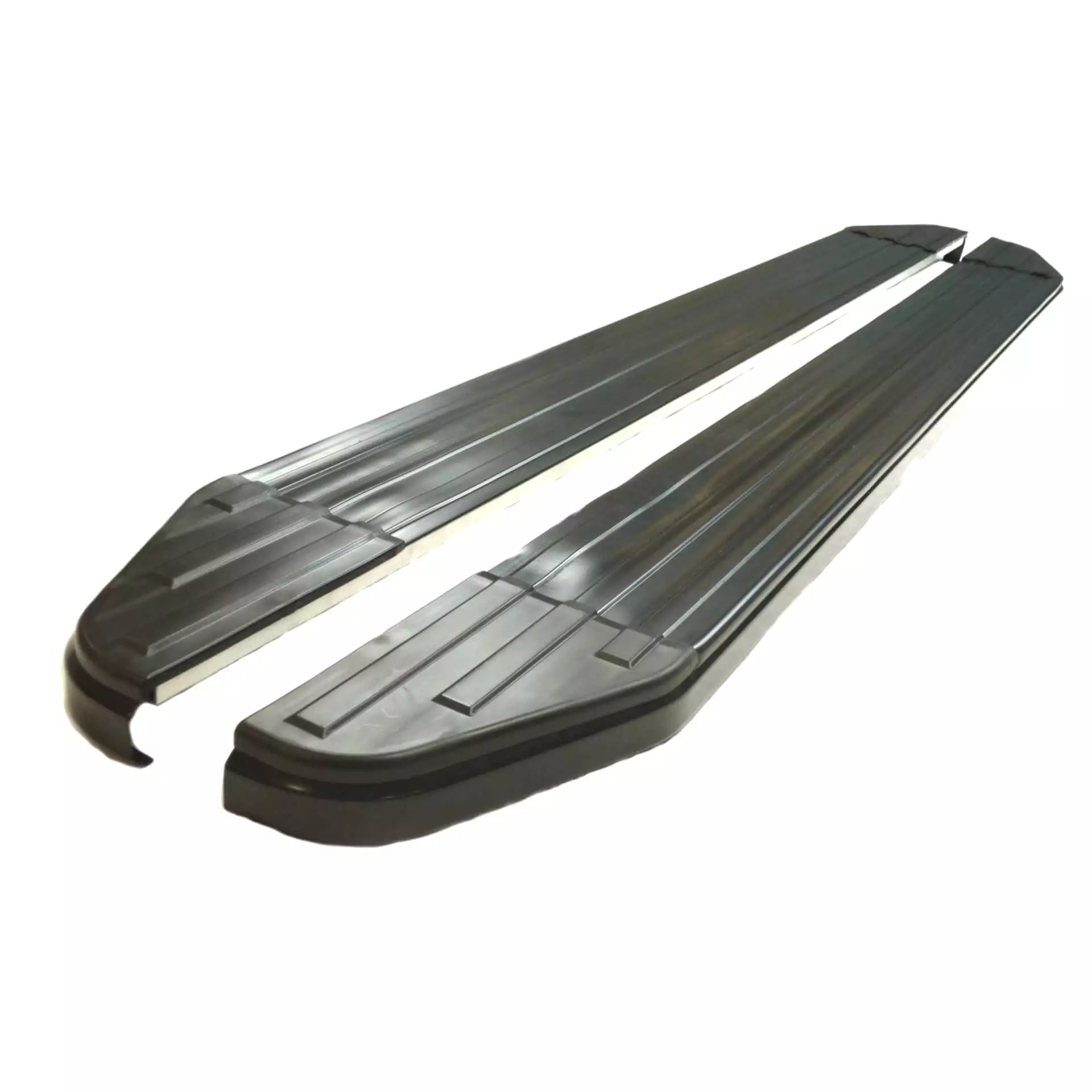 Black Raptor Side Steps Running Boards for Jeep Cherokee 2014+