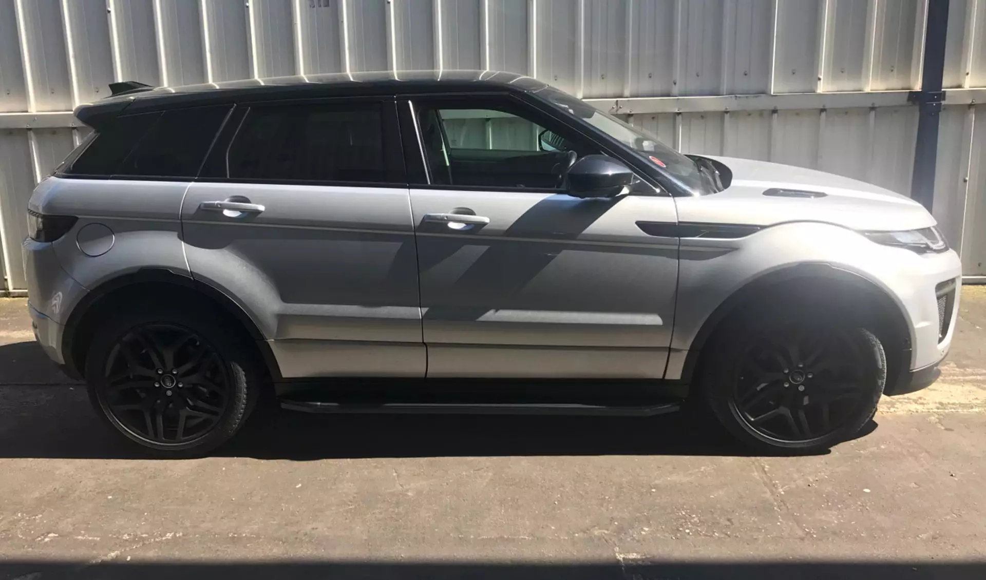 Black Raptor Side Steps Running Boards for Range Rover Evoque Dynamic/HSE 11-18