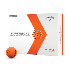 Callaway Supersoft 2023 Golf Balls - Matte Orange