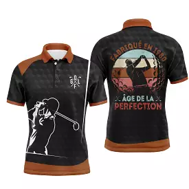 Chiptshirts - Polo De Golf, Cadeau Humour Pour Fans De Golf, Anniversaire 1980, Polo de Sport Homme et Femme, Fabriqué en 1980 -