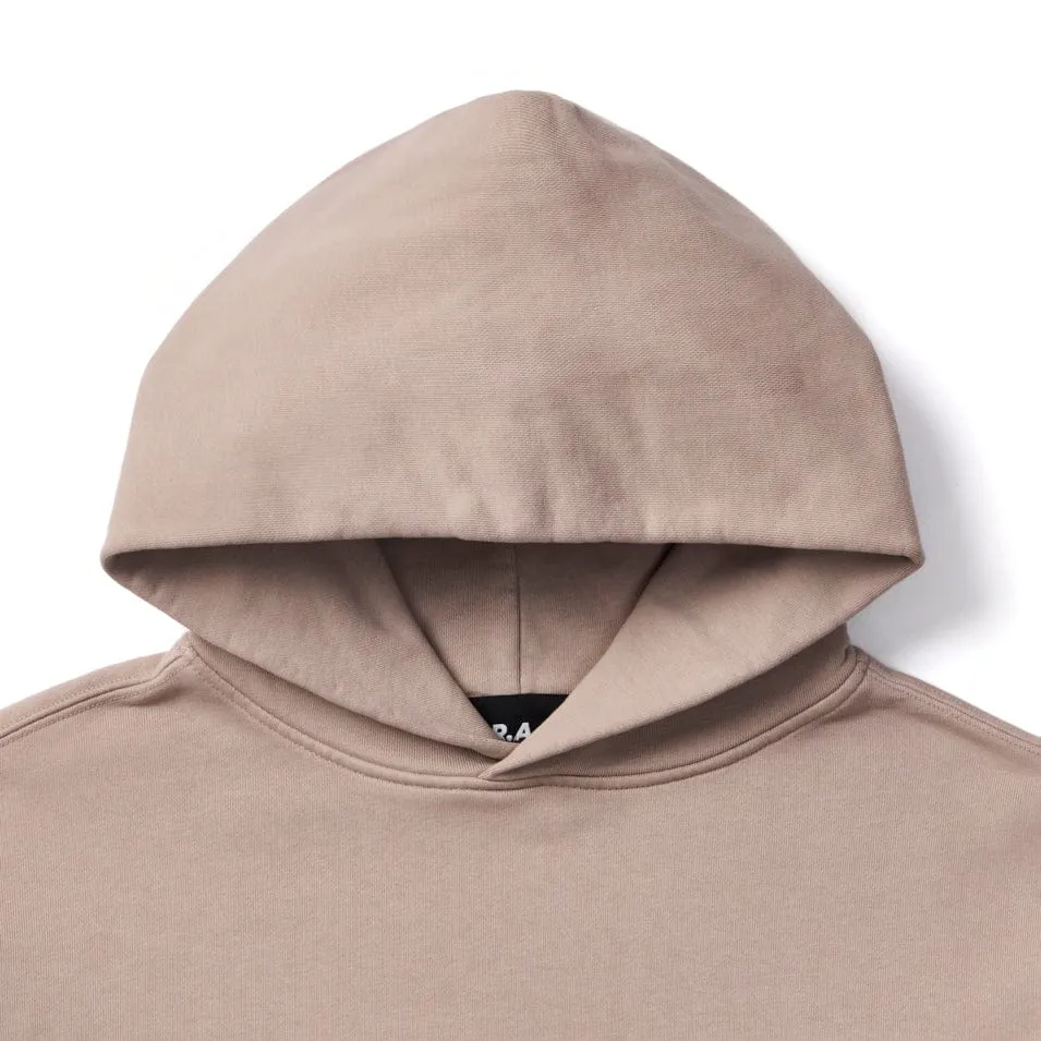 CREW HOODED SWEAT CHESTNUT