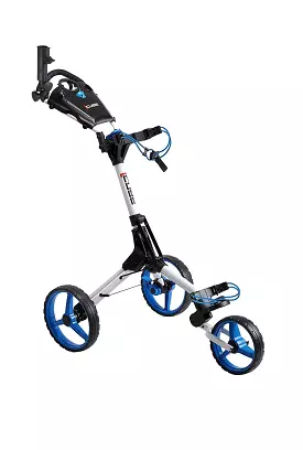 Cube 3 Wheel Compact Golf Push Cart with Umbrella Holder