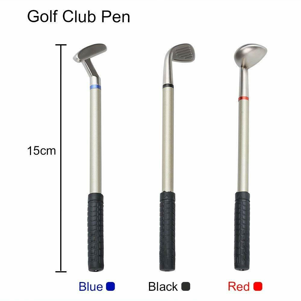 Deluxe Golf Pens with Golf Bag Holder on Base