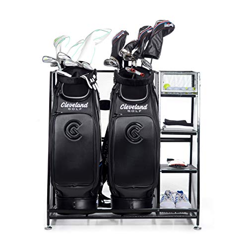 Golf Bags Organizer - Extra Large Size - Fit 2 Golf Bags and Other Golfing Equipment