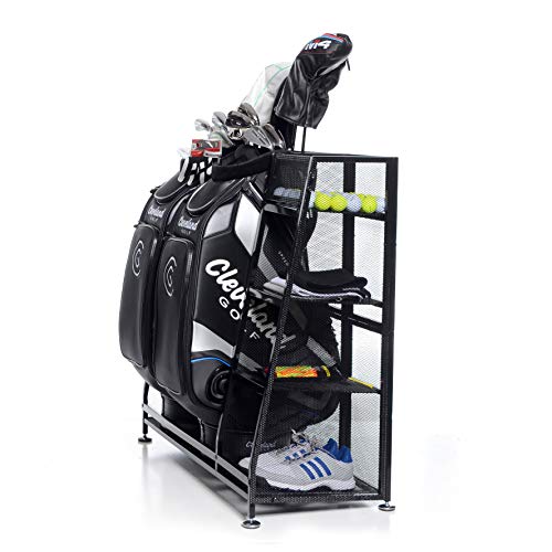 Golf Bags Organizer - Extra Large Size - Fit 2 Golf Bags and Other Golfing Equipment