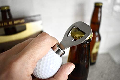 Golf Ball Bottle Opener - Golfing Gift for Dad - Golf Gifts