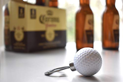 Golf Ball Bottle Opener - Golfing Gift for Dad - Golf Gifts