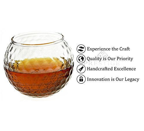 Golf Ball Whiskey Glass Set – Golfing Gift For Dad