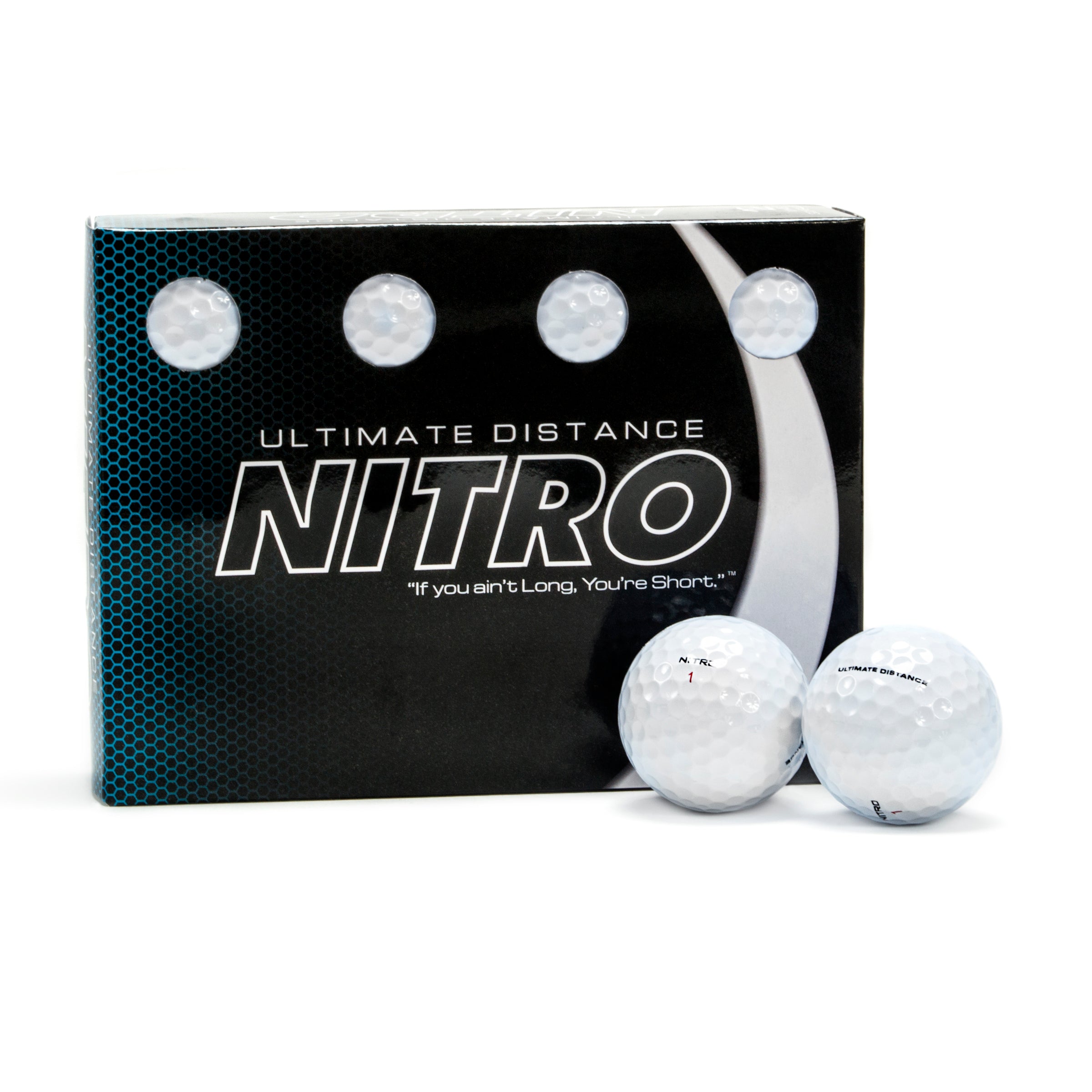 Golf Balls & Tees Bundle - 12 Pack of Golf Balls & Unbreakable Tees