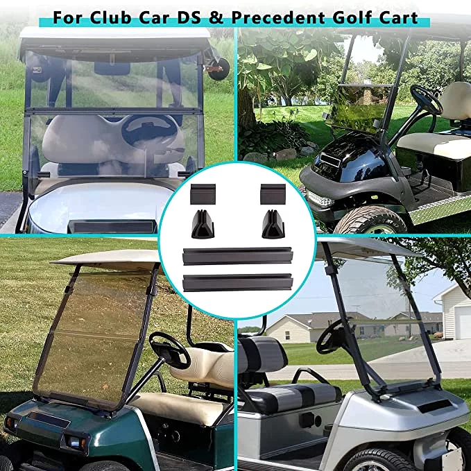 Golf Cart Windshield Clips Mount Kit for Club Car DS & Precedent - 10L0L