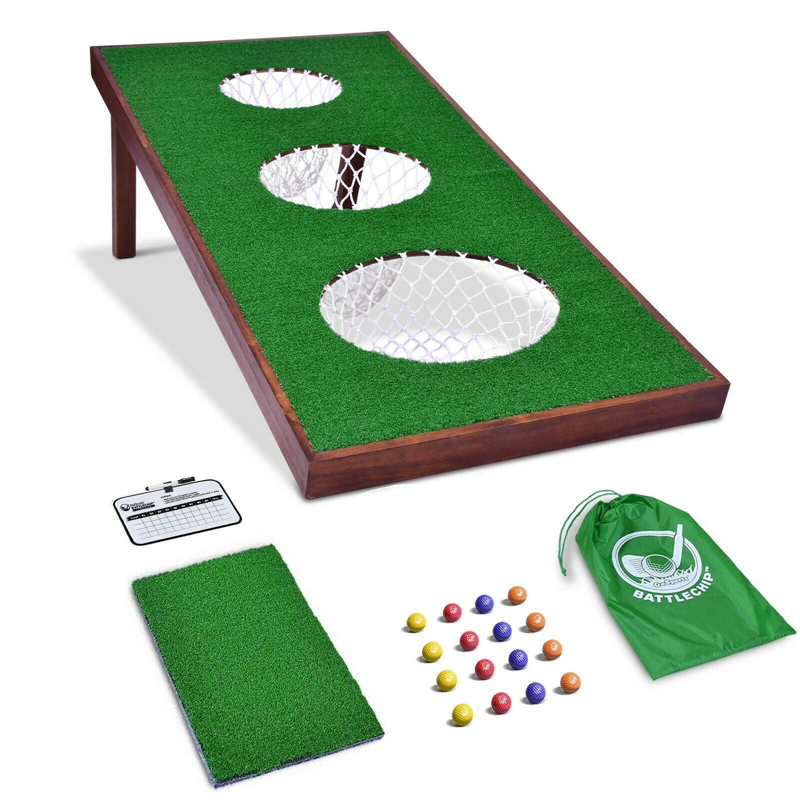 Golf Cornhole Wooden Game with Bigger Board | Christmas SALE - $149