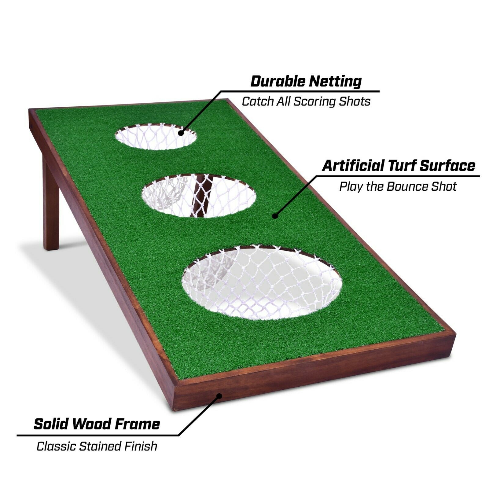 Golf Cornhole Wooden Game with Bigger Board | Christmas SALE - $149