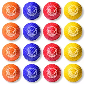 Golf Foam Practice Balls - 16 Pack | Indoor Outdoor Use