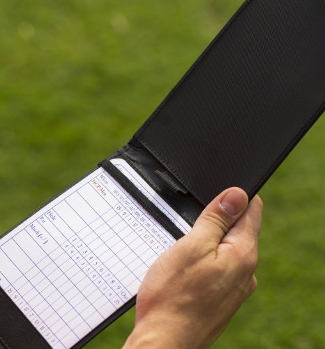 Golf Leather Scorecard Holder - Golf Scorebook Holders