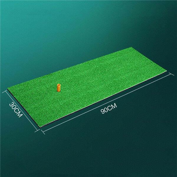 Golf Practice Mat with Rubber Tee - Home Hitting Golf Mats