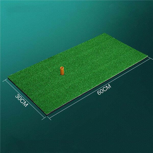 Golf Practice Mat with Rubber Tee - Home Hitting Golf Mats