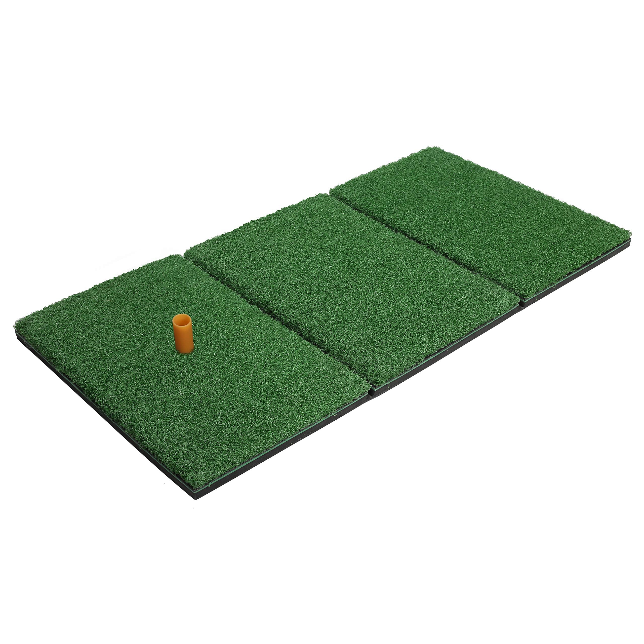 Golf Turf Grass Mat Foldable Practice Hitting Mat - 24x12 Golf Practice Mats