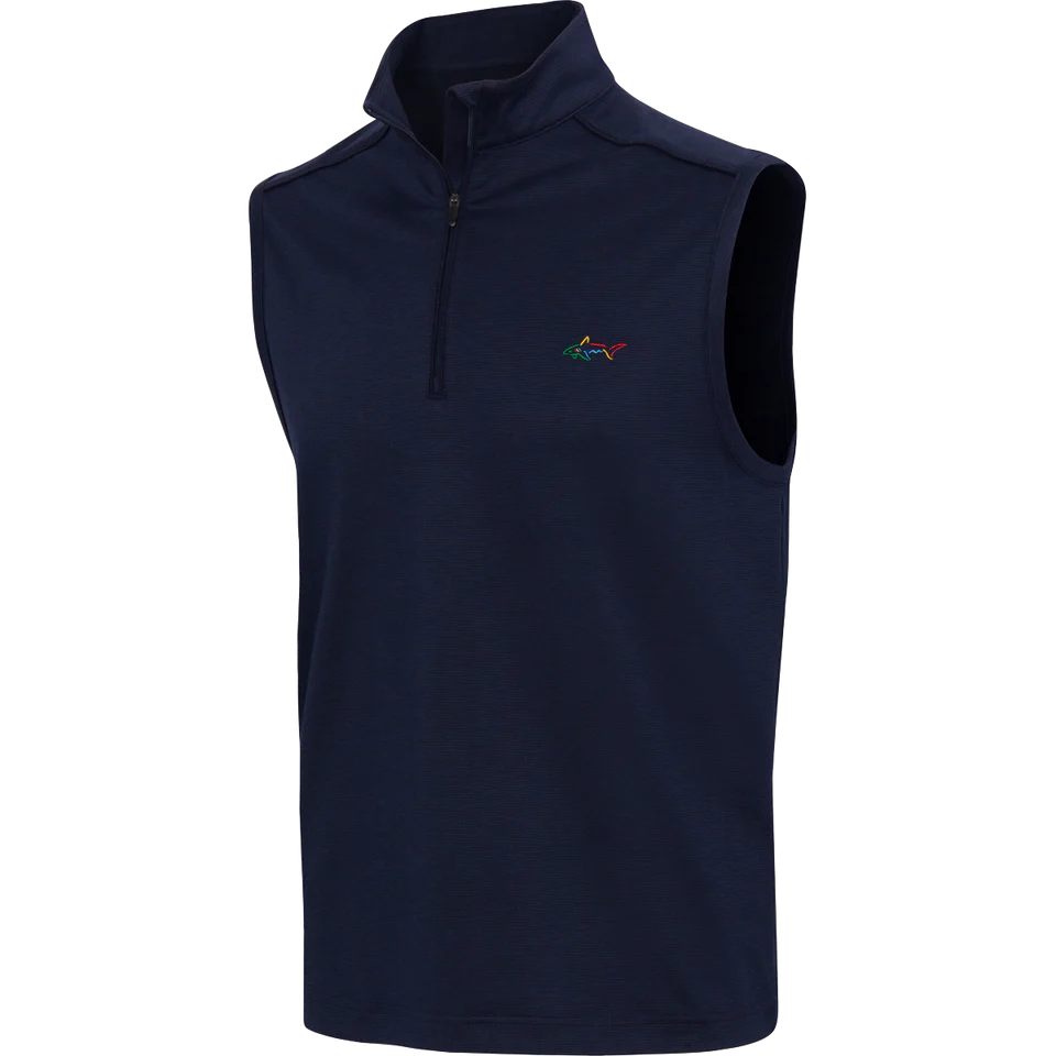 GREG NORMAN Double Knit Peached Golf Vest