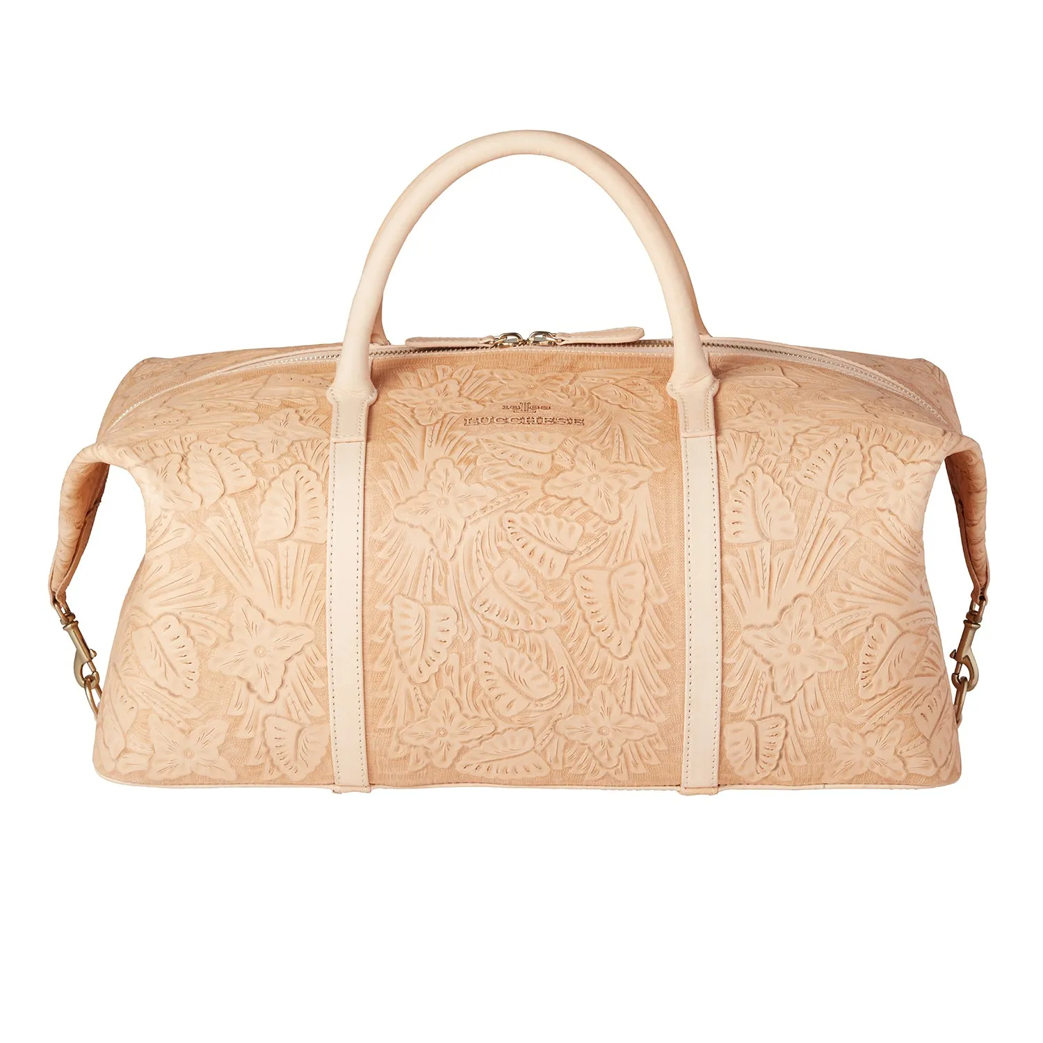 Hand-Tooled Duffle :: Natural