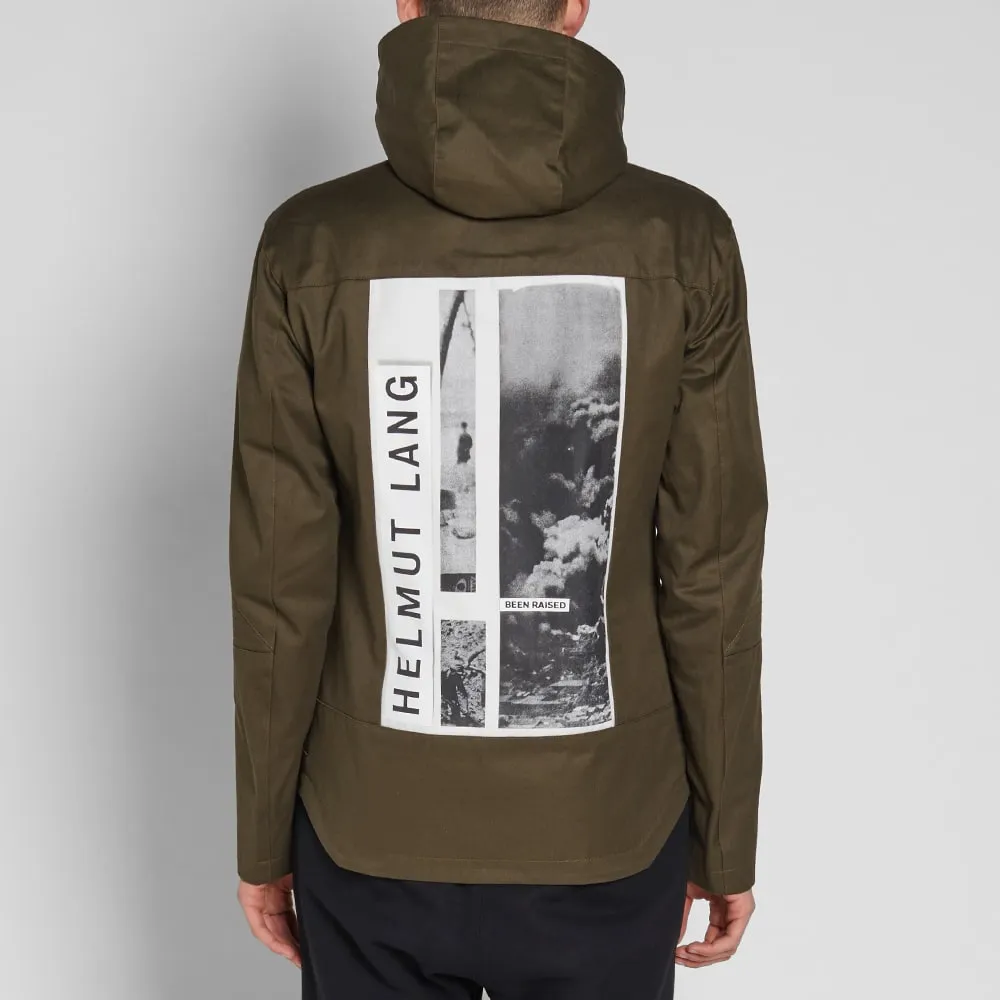 Helmut Lang x Travis Scott Debris Patch Hooded JacketNATO Green