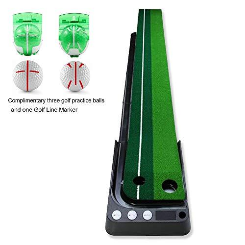 Indoor Golf Putting Green - Includes Golf Line Marker & Golf Balls