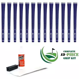 Karma Neion II - 13 piece Golf Grip Kit (with tape, solvent, vise clamp) - BLUE