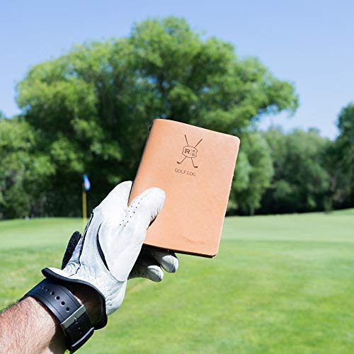 Leather Golf Log Handmade in USA - Valentines Day Gift for Golfer 