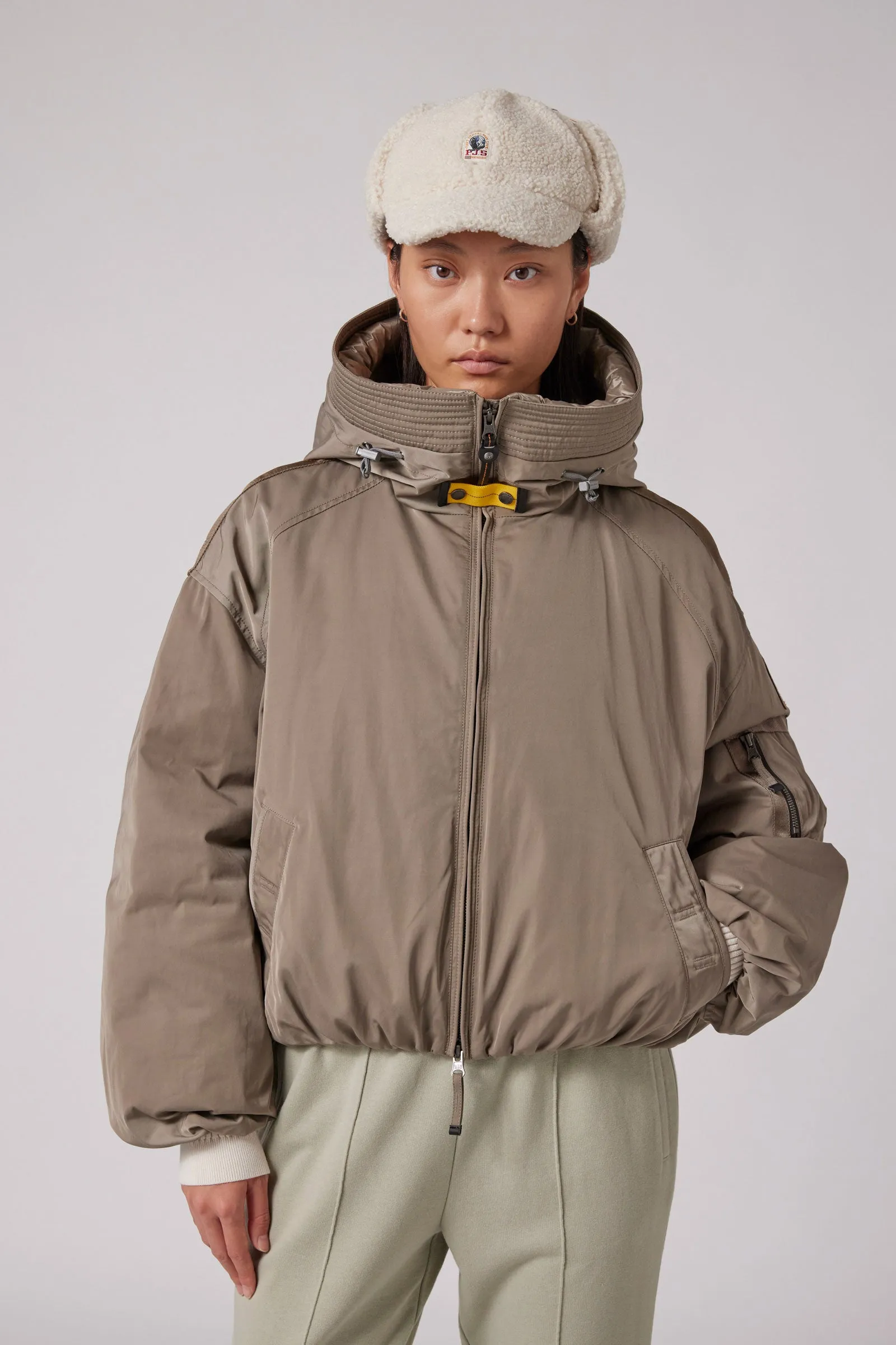 Naadz Hooded Down Bomber Jacket Atmosphere