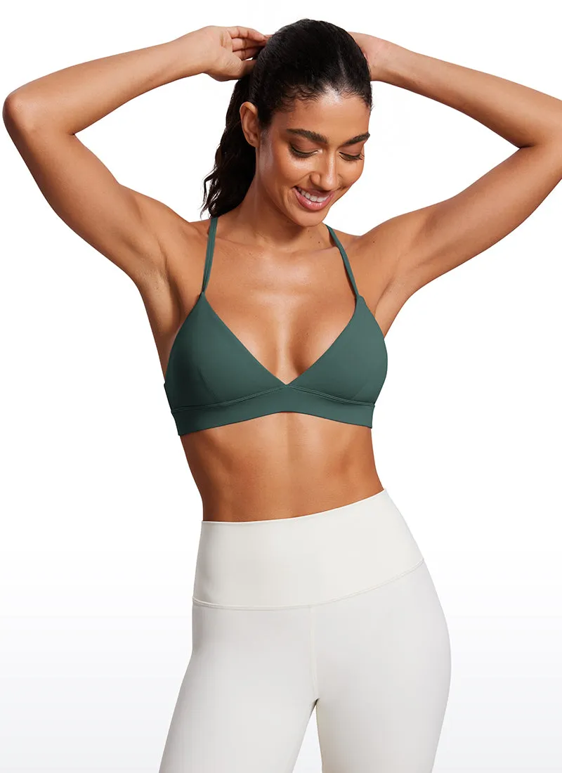 Nakedfeel Double Lined Triangle Strappy Sports Bra