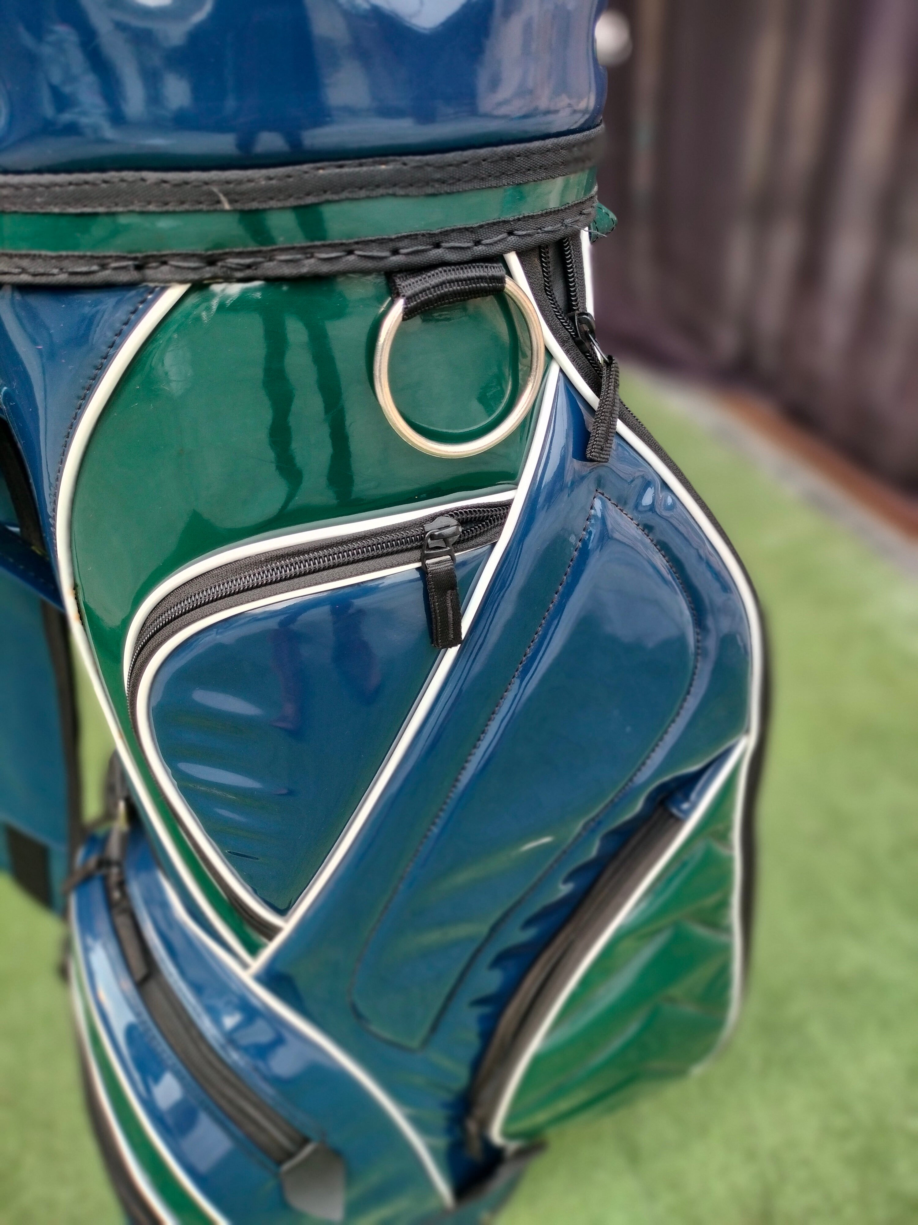 Old School Golf Bag - Green/Blue