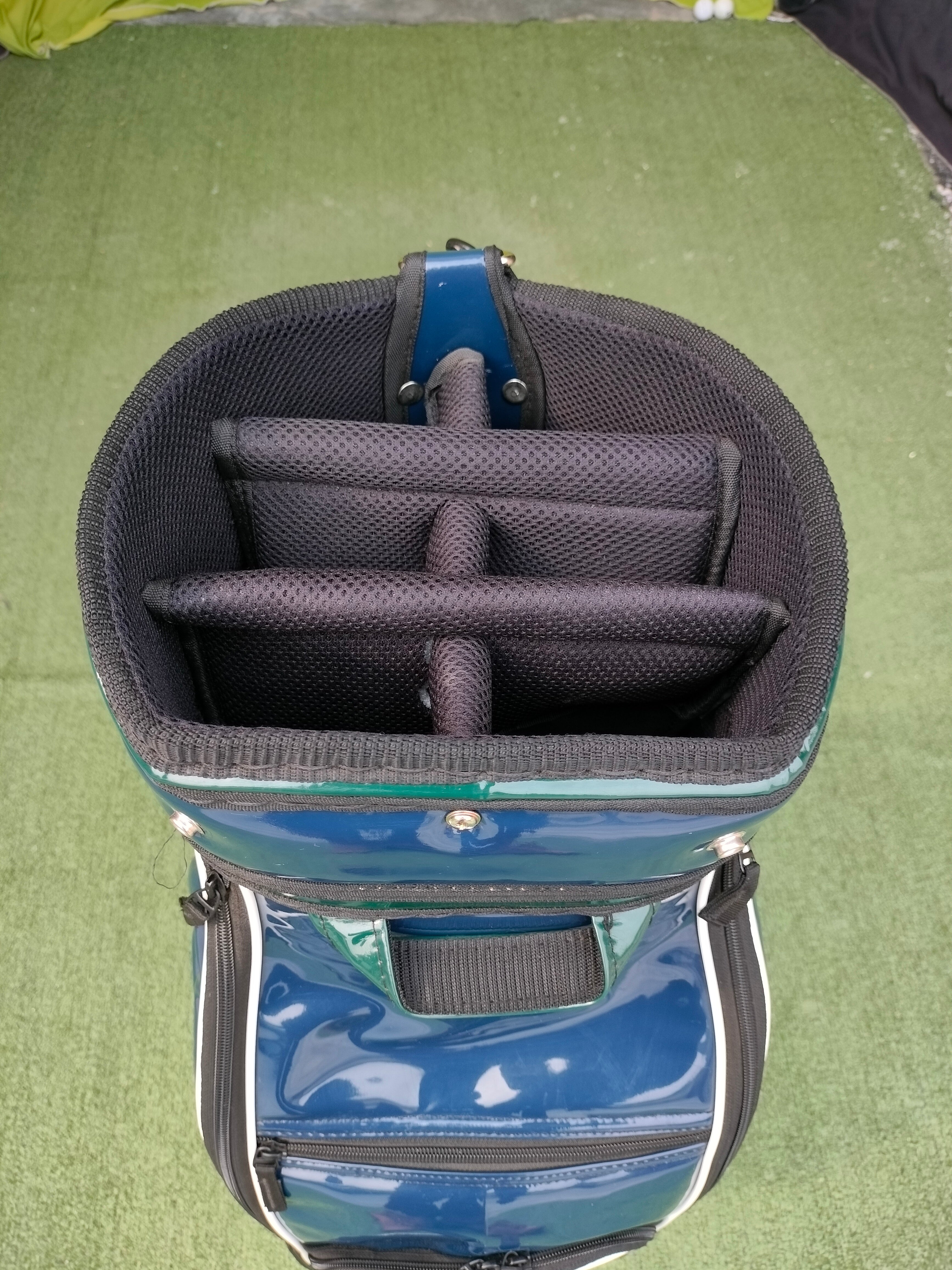 Old School Golf Bag - Green/Blue