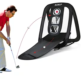 Pop Up Golf Chipping Net - Portable Pop Up Golf Practice Net