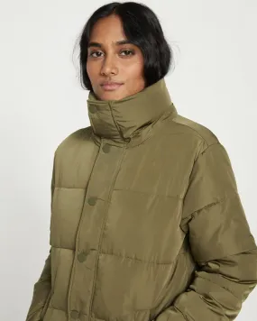 Rainier Short Hooded Puffer - Ivy