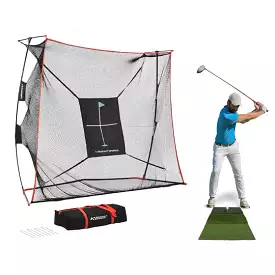 Rukket Haack Pro Golf Net + Tri Turf Mat