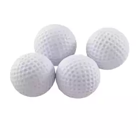 Short Flight Foam Practice Golf Balls - 4 Pack