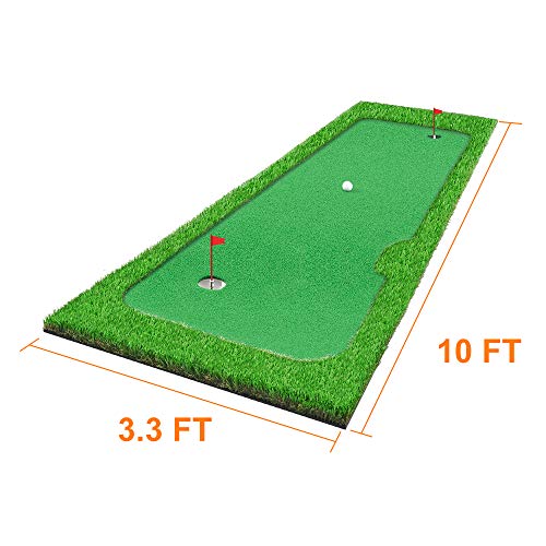 S- Shape Golf Putting Greens - Top Putting Mats - Home Putting Greens