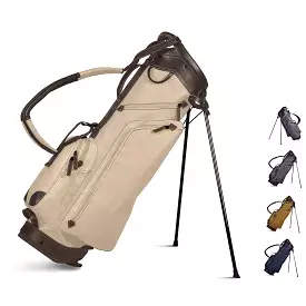 Sun Mountain Golf Canvas & Leather Carry Stand Bag