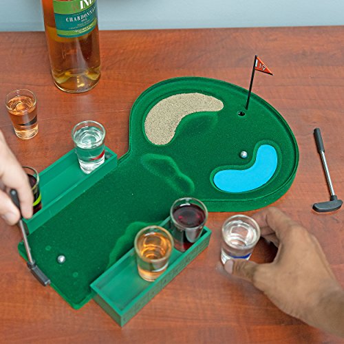 Table Golf Shot Glass Drinking Game - Golf Christmas Golf Gifts